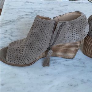 Lucky Brand suede booties